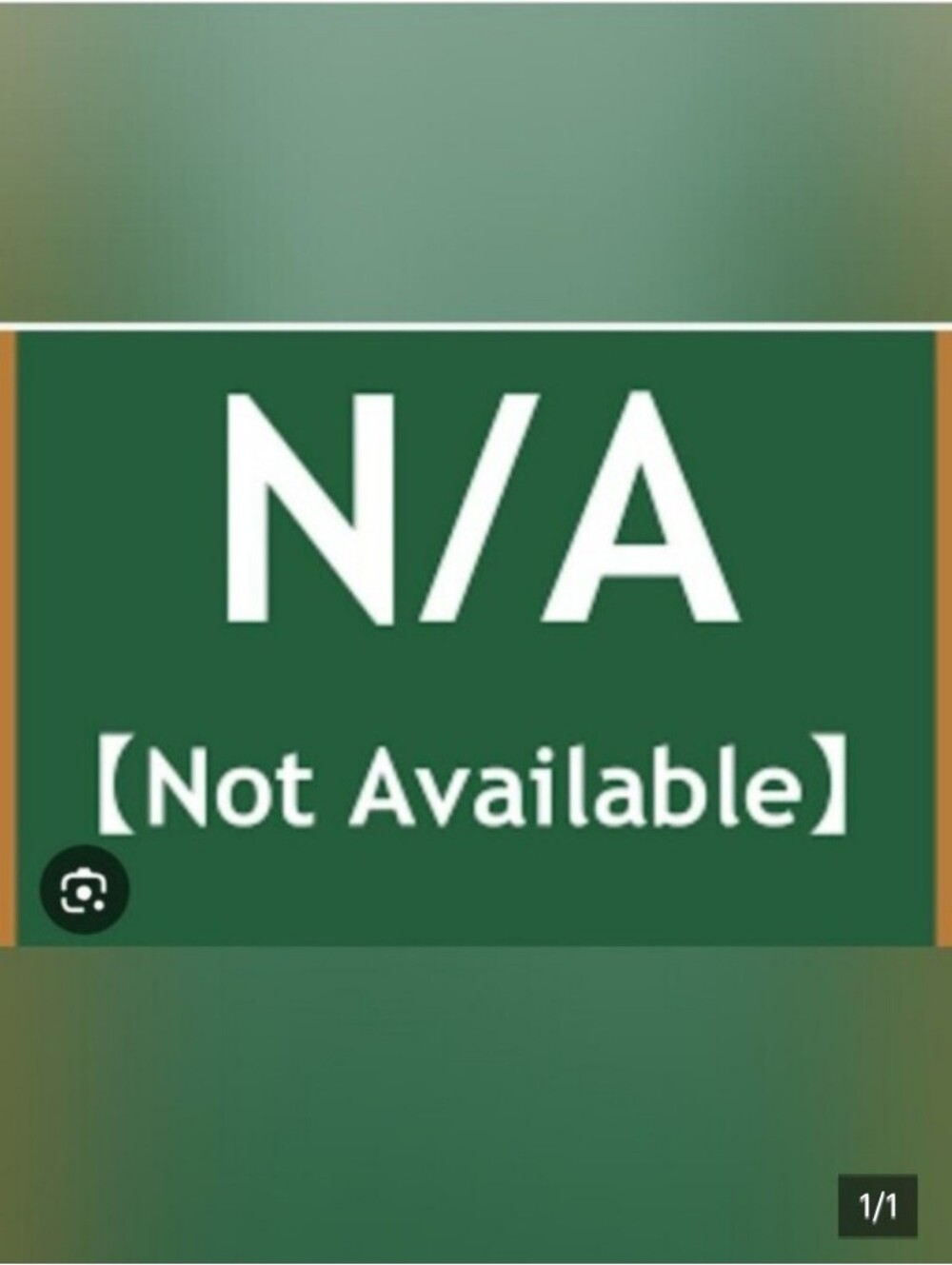 Not Availabke